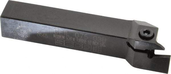 Seco - CFIL, Left Hand Cut, 3/4" Shank Height x 3/4" Shank Width, Indexable Turning Toolholder - 4-1/2" OAL, LC..1603.. Insert Compatibility, Series Multi-Directional Turning (MDT) - USA Tool & Supply