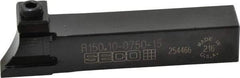 Seco - Tool Block Style 150.10, 3/4" Blade Height, 4.531" OAL, Indexable Cutoff Blade Tool Block - 3/4" Shank Height, 3/4" Shank Width - USA Tool & Supply