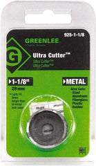 Greenlee - 1-1/8" Diam, 0.53" Cutting Depth, Hole Saw - High Speed Steel Saw, Toothed Edge - USA Tool & Supply