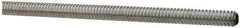 Made in USA - #4-40 UNC (Coarse), 2' Long, Low Carbon Steel Threaded Rod - Zinc-Plated Finish, Right Hand Thread - USA Tool & Supply