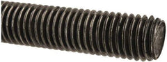 Made in USA - 5/8-11 UNC (Coarse), 2' Long, Low Carbon Steel Threaded Rod - Oil Finish Finish, Right Hand Thread - USA Tool & Supply