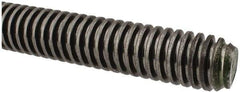 Keystone Threaded Products - 1-5 Acme, 6' Long, Alloy Steel General Purpose Acme Threaded Rod - Oil Finish Finish, Right Hand Thread, 2G Fit - USA Tool & Supply