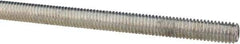 Value Collection - M8x1.25 UNC (Coarse), 1m Long, Steel Metric Threaded Rod - Zinc-Plated Finish, Right Hand Thread - USA Tool & Supply