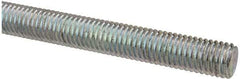 Value Collection - M10x1.5 UNC (Coarse), 1m Long, Steel Metric Threaded Rod - Zinc-Plated Finish, Right Hand Thread - USA Tool & Supply