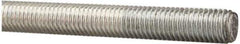 Value Collection - M12x1.75 UNC (Coarse), 1m Long, Steel Metric Threaded Rod - Zinc-Plated Finish, Right Hand Thread - USA Tool & Supply