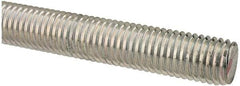 Value Collection - M14x2 UNC (Coarse), 1m Long, Steel Metric Threaded Rod - Zinc-Plated Finish, Right Hand Thread - USA Tool & Supply