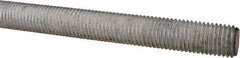 Value Collection - M16x2 UNC (Coarse), 1m Long, Steel Metric Threaded Rod - Zinc-Plated Finish, Right Hand Thread - USA Tool & Supply