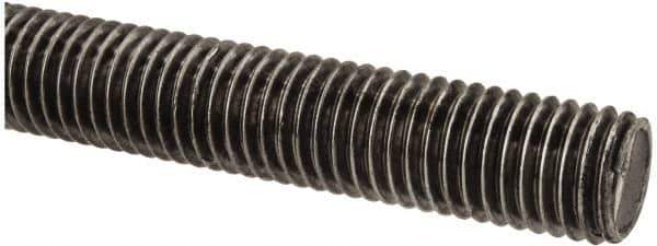 Value Collection - M14x2 UNC (Coarse), 1m Long, Steel Metric Threaded Rod - Oil Finish Finish, Right Hand Thread - USA Tool & Supply