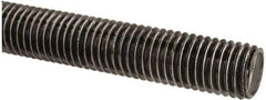 Value Collection - M14x2 UNC (Coarse), 1m Long, Steel Metric Threaded Rod - Oil Finish Finish, Right Hand Thread - USA Tool & Supply