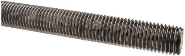 Value Collection - M20x2.5 UNC (Coarse), 1m Long, Steel Metric Threaded Rod - Oil Finish Finish, Right Hand Thread - USA Tool & Supply