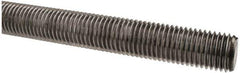 Value Collection - M20x2.5 UNC (Coarse), 1m Long, Steel Metric Threaded Rod - Oil Finish Finish, Right Hand Thread - USA Tool & Supply