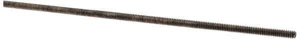 Made in USA - #4-40 UNC (Coarse), 3' Long, Stainless Steel Threaded Rod - Right Hand Thread - USA Tool & Supply