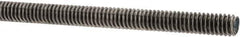 Made in USA - #8-32 UNC (Coarse), 3' Long, Stainless Steel Threaded Rod - Right Hand Thread - USA Tool & Supply