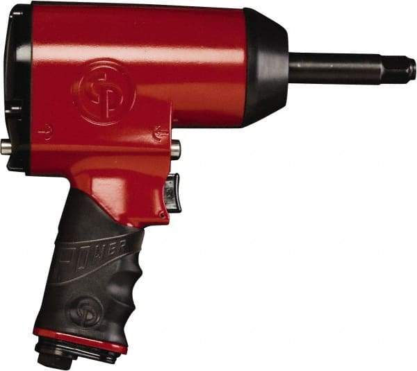 Chicago Pneumatic - 1/2" Drive, 6,400 RPM, 625 Ft/Lb Torque Impact Wrench - Pistol Grip Handle, 1,320 IPM, 22 CFM, 90 psi, 1/4" NPT Inlet - USA Tool & Supply