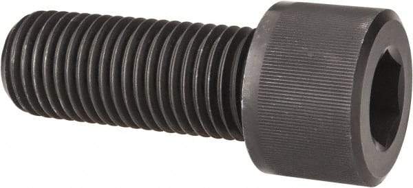 Value Collection - 1-3/4 - 5 UNC Hex Socket Drive, Socket Cap Screw - Alloy Steel, Black Oxide Finish, Fully Threaded, 4-1/2" Length Under Head - USA Tool & Supply