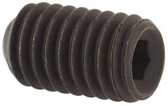 Value Collection - #12-28 UNF, 3/8" OAL, Cup Point Set Screw - Grade ASTM F912 Alloy Steel, 7/64" Key - USA Tool & Supply