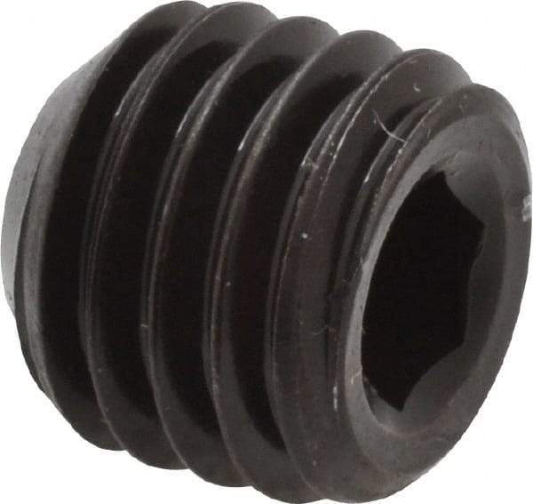 Value Collection - 9/16-12 UNC, 1/2" OAL, Cup Point Set Screw - Grade ASTM F912 Alloy Steel, 1/4" Key - USA Tool & Supply