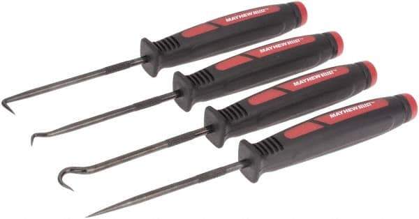 Mayhew - 4 Piece Hook & Probe Set - Steel - USA Tool & Supply