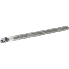 Iscar - 8.7mm Min Bore Diam, 125mm OAL, 8mm Shank Diam, E-SWUB Indexable Boring Bar - WB.T 0601.. Insert, Screw or Clamp Holding Method - USA Tool & Supply