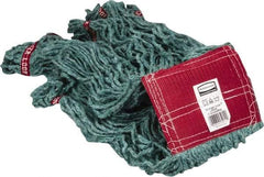 Rubbermaid - 5" Red Head Band, Large Blended Fiber Loop End Mop Head - 4 Ply, Use for General Purpose - USA Tool & Supply