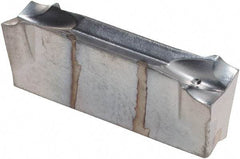 Iscar - DGR4800 JS IC328 Grade, 0.189" Cutting Width, Carbide Cutoff Insert - 8° Right Hand Lead Angle, TiN/TiCN/TiN Coated, Double End - USA Tool & Supply