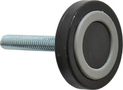 Vlier - 3/8-16 Bolt Thread, Stud Mount Leveling Pad & Mount - 200 Max Lb Capacity, 2" Base Diam, 2.36" Thread Length - USA Tool & Supply