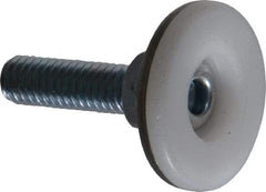 Vlier - 5/16-18 Bolt Thread, Stud Mount Leveling Pad & Mount - 150 Max Lb Capacity, 1.14" Base Diam, 1" Thread Length - USA Tool & Supply