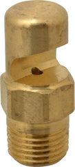 Bete Fog Nozzle - 1/8" Pipe, 145° Spray Angle, Brass, Extra Wide Fan Nozzle - Male Connection, 1.58 Gal per min at 100 psi, 0.073" Orifice Diam - USA Tool & Supply