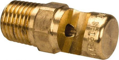 Bete Fog Nozzle - 1/4" Pipe, 145° Spray Angle, Brass, Extra Wide Fan Nozzle - Male Connection, 6.96 Gal per min at 100 psi, 5/32" Orifice Diam - USA Tool & Supply