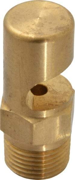 Bete Fog Nozzle - 3/8" Pipe, 145° Spray Angle, Brass, Extra Wide Fan Nozzle - Male Connection, 9.49 Gal per min at 100 psi, 3/16" Orifice Diam - USA Tool & Supply