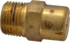 Bete Fog Nozzle - 3/8" Pipe, 120° Spray Angle, Brass, Standard Fan Nozzle - Male Connection, 6.32 Gal per min at 100 psi, 5/32" Orifice Diam - USA Tool & Supply