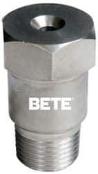 Bete Fog Nozzle - 3/8" Pipe, 120° Spray Angle, Brass, Full Cone Nozzle - Male Connection, N/R Gal per min at 100 psi, 5/32" Orifice Diam - USA Tool & Supply