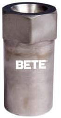 Bete Fog Nozzle - 3/8" Pipe, 120° Spray Angle, Brass, Full Cone Nozzle - Female Connection, N/R Gal per min at 100 psi, 5/32" Orifice Diam - USA Tool & Supply