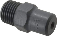 Bete Fog Nozzle - 1/8" Pipe, 60° Spray Angle, PVC, Full Cone Nozzle - Male Connection, 0.38 Gal per min at 100 psi, 0.043" Orifice Diam - USA Tool & Supply