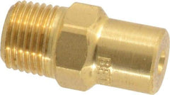 Bete Fog Nozzle - 1/8" Pipe, 60° Spray Angle, Brass, Full Cone Nozzle - Male Connection, 0.77 Gal per min at 100 psi, 0.055" Orifice Diam - USA Tool & Supply