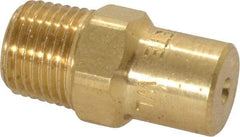 Bete Fog Nozzle - 1/8" Pipe, 60° Spray Angle, Brass, Full Cone Nozzle - Male Connection, 1.15 Gal per min at 100 psi, 0.072" Orifice Diam - USA Tool & Supply