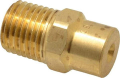 Bete Fog Nozzle - 1/4" Pipe, 60° Spray Angle, Brass, Full Cone Nozzle - Male Connection, 1.54 Gal per min at 100 psi, 0.082" Orifice Diam - USA Tool & Supply