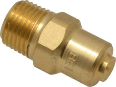 Bete Fog Nozzle - 1/8" Pipe, 120° Spray Angle, Brass, Full Cone Nozzle - Male Connection, 0.38 Gal per min at 100 psi, 0.043" Orifice Diam - USA Tool & Supply