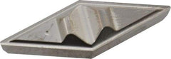 Kennametal - VPGR331, KC5410 Grade Carbide Profiling Insert - TiB2 Finish, 35° Incl Angle, Diamond, 0.6539" Side Length, 3/16" Thick, 1/64" Corner Radius, 3/8" Inscribed Circle - USA Tool & Supply