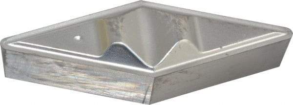 Kennametal - VPGR332, KC5410 Grade Carbide Profiling Insert - TiB2 Finish, 35° Incl Angle, Diamond, 0.6539" Side Length, 3/16" Thick, 1/32" Corner Radius, 3/8" Inscribed Circle - USA Tool & Supply