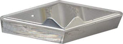 Kennametal - VPGR332, KC5410 Grade Carbide Profiling Insert - TiB2 Finish, 35° Incl Angle, Diamond, 0.6539" Side Length, 3/16" Thick, 1/32" Corner Radius, 3/8" Inscribed Circle - USA Tool & Supply