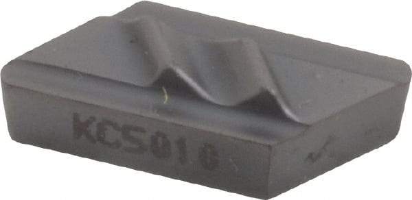 Kennametal - NPR52, KC5010 Grade Carbide Profiling Insert - TiAlN Finish, 55° Incl Angle, Parallelogram, 0.4567" Side Length, 1/8" Thick, 1/32" Corner Radius - USA Tool & Supply