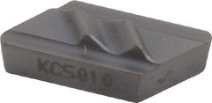 Kennametal - NPR52, KC5010 Grade Carbide Profiling Insert - TiAlN Finish, 55° Incl Angle, Parallelogram, 0.4567" Side Length, 1/8" Thick, 1/32" Corner Radius - USA Tool & Supply
