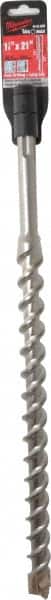 Milwaukee Tool - 1-1/8" Diam, SDS-Max Shank, Carbide-Tipped Rotary & Hammer Drill Bit - USA Tool & Supply