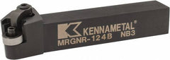 Kennametal - MRGN, Right Hand Cut, 15° Lead Angle, 3/4" Shank Height x 3/4" Shank Width, Negative Rake Indexable Turning Toolholder - 4-1/2" OAL, RN..43 Insert Compatibility, Series Kenloc - USA Tool & Supply