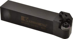 Kennametal - MRGN, Left Hand Cut, 15° Lead Angle, 1-1/4" Shank Height x 1-1/4" Shank Width, Negative Rake Indexable Turning Toolholder - 6" OAL, RN..64 Insert Compatibility, Series Kenloc - USA Tool & Supply
