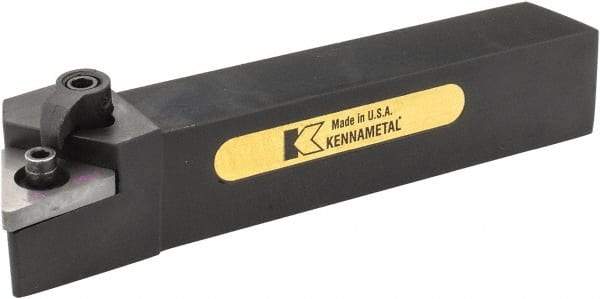 Kennametal - MTJN, Right Hand Cut, 3° Lead Angle, 1" Shank Height x 1" Shank Width, Negative Rake Indexable Turning Toolholder - 6" OAL, TN..54. Insert Compatibility, Series Kenloc - USA Tool & Supply