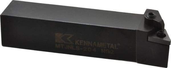Kennametal - MTJN, Left Hand Cut, 3° Lead Angle, 1-1/4" Shank Height x 1-1/4" Shank Width, Negative Rake Indexable Turning Toolholder - 6" OAL, TN..43. Insert Compatibility, Series Kenloc - USA Tool & Supply