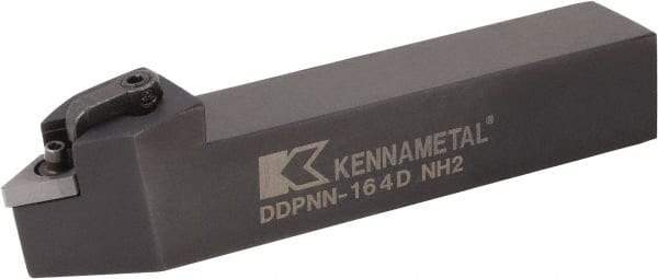 Kennametal - MDPN, Neutral Cut, 0° Lead Angle, 1-1/2" Shank Height x 1-1/2" Shank Width, Negative Rake Indexable Turning Toolholder - 6" OAL, DN..54. Insert Compatibility, Series Kenloc - USA Tool & Supply