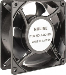 Value Collection - 115 Volts, AC, 105 CFM, Square Tube Axial Fan - 0.25 Amp Rating, 2,600 to 3,100 RPM, 4.7" High x 4.7" Wide x 1-1/2" Deep - USA Tool & Supply